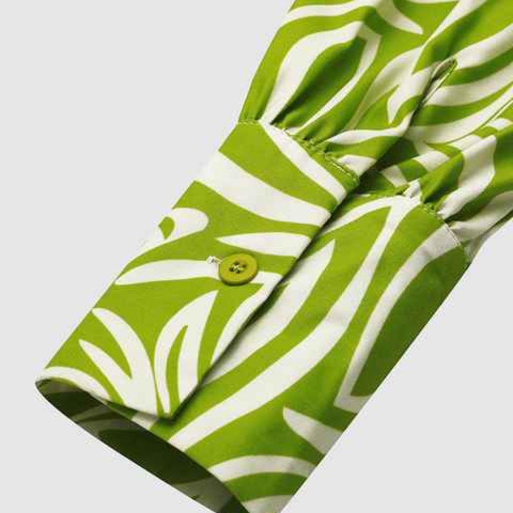 Zebra Stripe ButtonFront Top and Pants Set - Picture 3 of 7